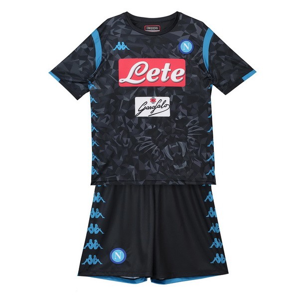 Camiseta Napoli 2ª Niño 2018-2019 Negro